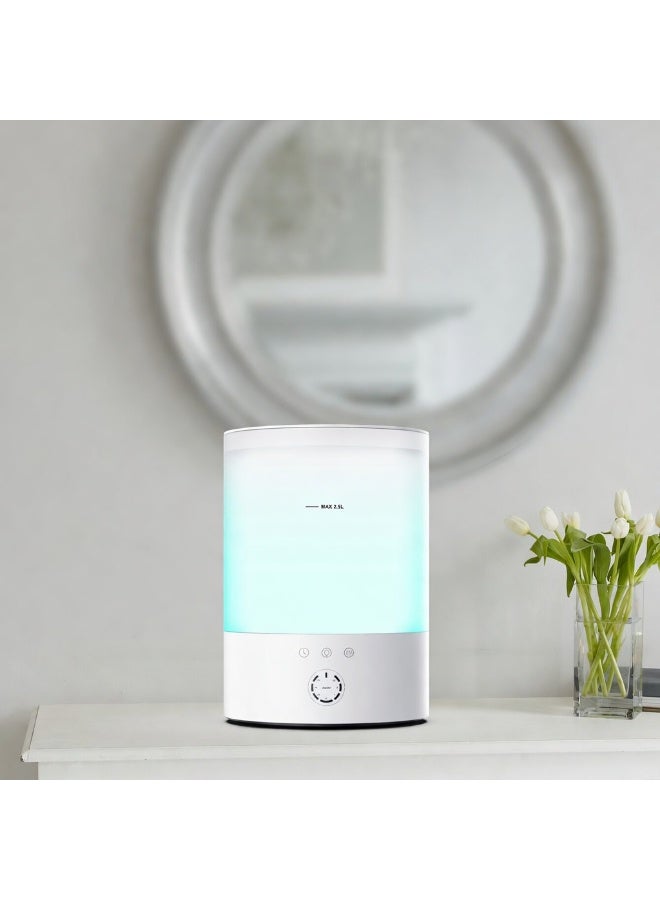 FlashHawk RGB Cool Mist Humidifier with Timer & Touch Control  Auto Shut-Off - Image 5