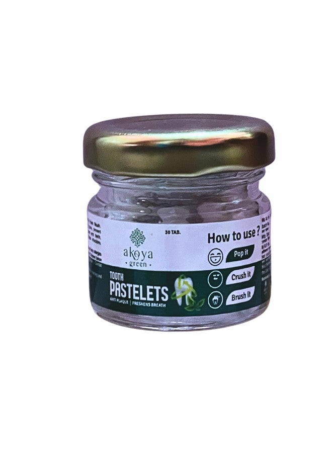 Akoya Green Tooth Pastelets, Natural Dental Care - Image 1