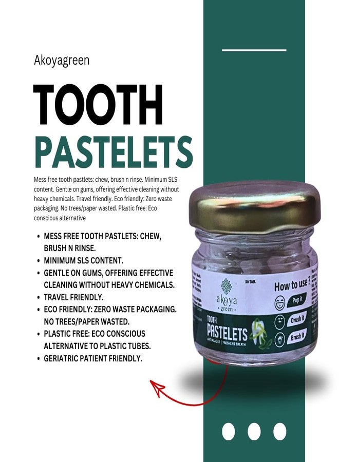 Akoya Green Tooth Pastelets, Natural Dental Care - Image 2