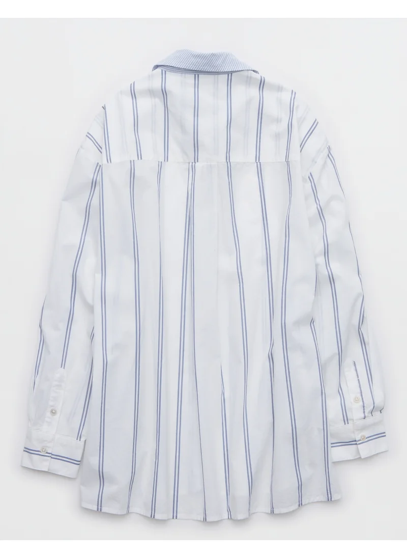 آري من امريكان ايجل Aerie Good Day Button Down Shirt