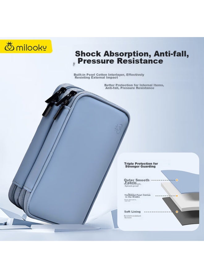 Diyi Workshop Deyi Gongfang Portable Power Bank Storage Bag, Home And Travel Use, Water-resistant And Shockproof Protective Case, Suitable For Romoss, Xiaomi, Pisen, Baseus, And Yubot 20000mah Power Bank - Image 4