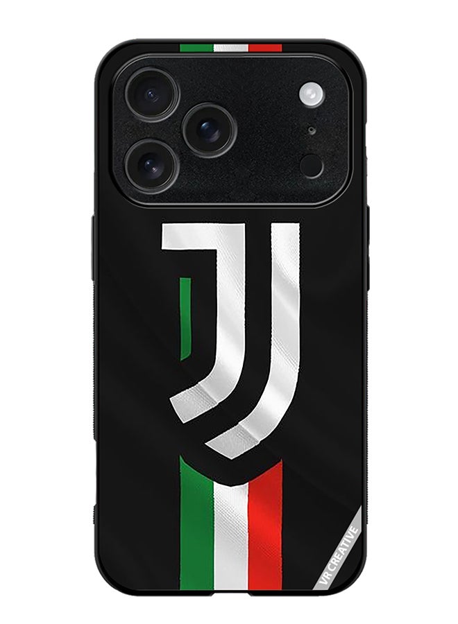 Protective Case Cover For Apple iPhone 17 Pro Max Juventus Logo Design Multicolour