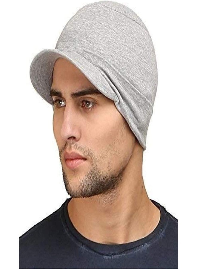 ATABZ Beanies Hats, Sun Protection Running Skull Cap Helmet Liner Caps for Men Women Grey - Image 1