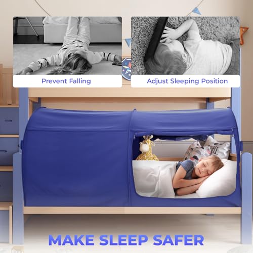 Alvantor® Bed Canopy Bed Tents Dream Tents Privacy Space Twin Size Sleeping Tents Indoor Pop Up Portable Frame Curtains Breathable Grey Cottage (Mattress Not Included) Reducing Light - Image 5