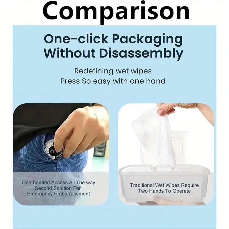 AIDROM MART Magical Wet Wipe Tissue Face Towel Disposable Expands with water Multi Use Ideal For Travel Camping 5pcs - Image 3