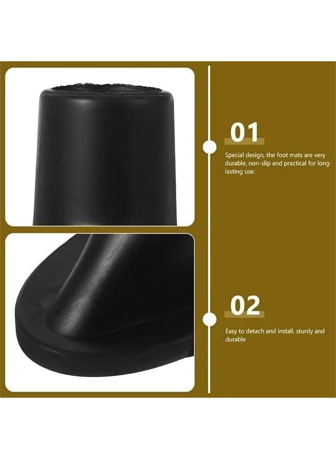 Generic 2 Pcs Black Golf Bag Stand Feet Replacement, Wear-Resistent Golf Bag Rubber Feet Replacement, Necessary Golf Club Bag Accessories Strong Grip, Easy to Install, Golf Club Bag Accessories, Golf - Image 3