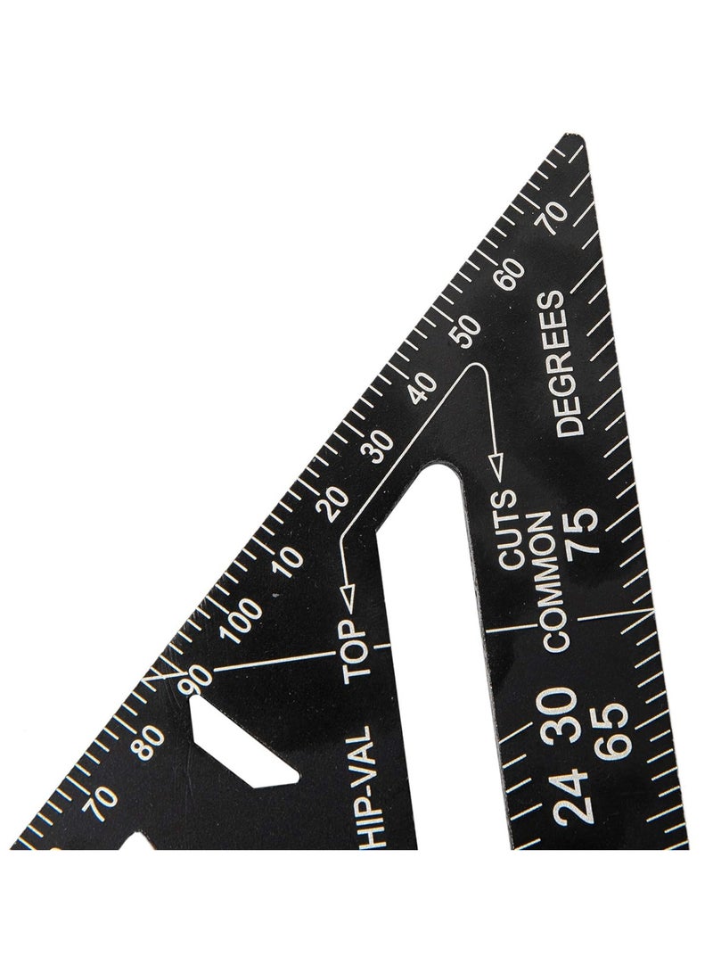 Carpenter's Square Protractor Metric Triangle Ruler 180 mm 7 Inch Square High Precision Measuring Tool for Carpenters - Image 3