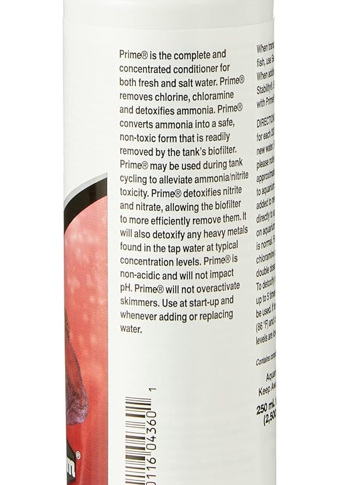 Seachem Prime Conditioner for Marine & Freshwater Aquaria - 250 mL - Image 3