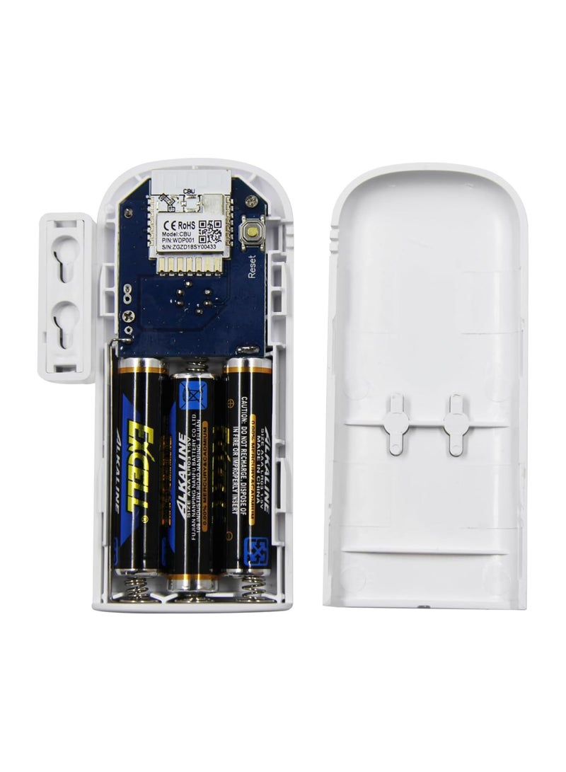 حساس باب واي فاي، حساس ذكي للنوافذ والأبواب، حساسات اتصال وحركة لأمان المنزل والتشغيل الآلي، سهولة في التركيب، مراقبة حالة الفتح/الإغلاق والطاقة، تنبيهات في الوقت الفعلي، يعمل مع أليكسا