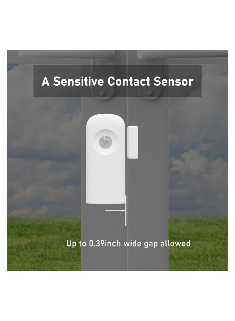 حساس باب واي فاي، حساس ذكي للنوافذ والأبواب، حساسات اتصال وحركة لأمان المنزل والتشغيل الآلي، سهولة في التركيب، مراقبة حالة الفتح/الإغلاق والطاقة، تنبيهات في الوقت الفعلي، يعمل مع أليكسا