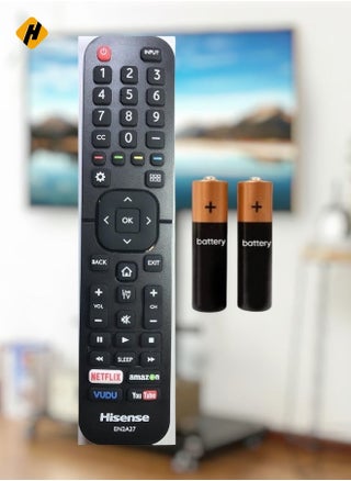 New EN2A27 (Year 2016) Remote Control for Hisense H6 Series 4K Smart TV Models – Compatible with 43H6C, 43H6D, 50H6C, 50H6D, 55H6B, 55H6C, 55H6D, 65H6C, 65H6D – Reliable & Easy-to-Use Replacement Remote - pzsku/ZDC86BBAF46F29AB54659Z/45/_/1735274054/fb229675-f9fc-4069-924b-0cb6c40d0fcb