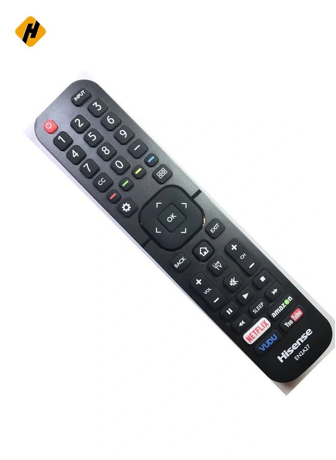 New EN2A27 (Year 2016) Remote Control for Hisense H6 Series 4K Smart TV Models – Compatible with 43H6C, 43H6D, 50H6C, 50H6D, 55H6B, 55H6C, 55H6D, 65H6C, 65H6D – Reliable & Easy-to-Use Replacement Remote