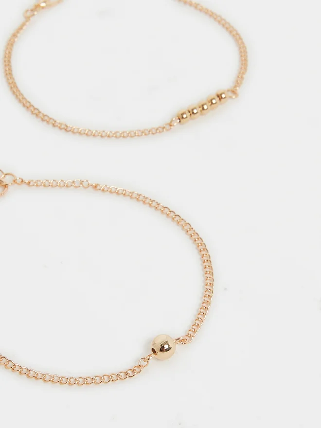 Styli Styli Set of 3 - Beaded Anklet with Lobster Clasp