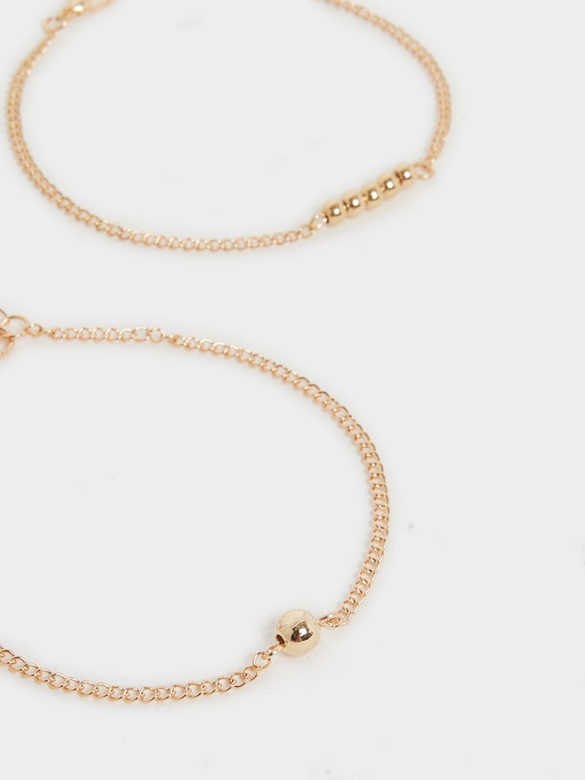 Styli Styli Set of 3 - Beaded Anklet with Lobster Clasp  - Image 3