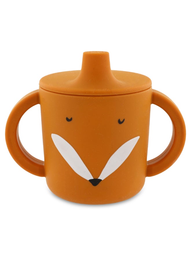 Trixie Silicone Sippy Cup With Handles - 200ml - Mr. Fox - Image 1