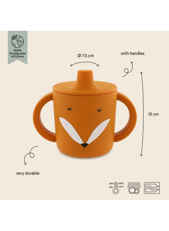 Trixie Silicone Sippy Cup With Handles - 200ml - Mr. Fox - Image 3