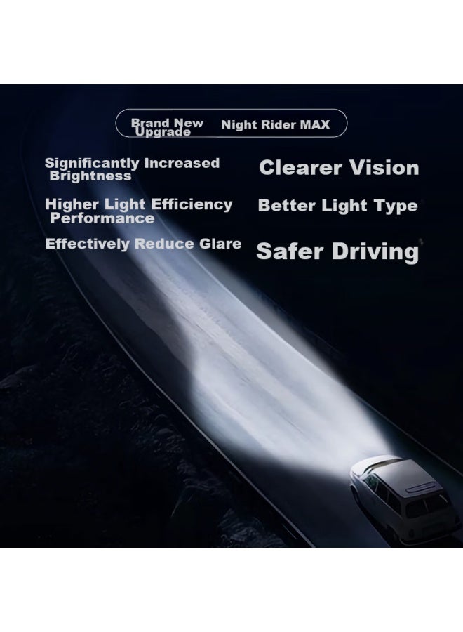 Osram Automotive Led Headlights, Car Bulbs, High Beam, Low Beam, Night Racer Max Hir2/9012, 12v, 45w - Image 1