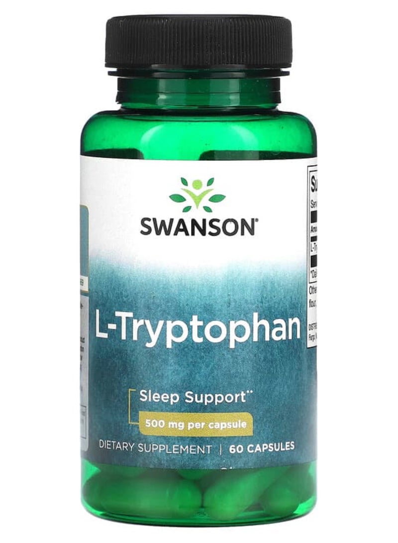 SWANSON L-Tryptophan 500 mg 60 Caps