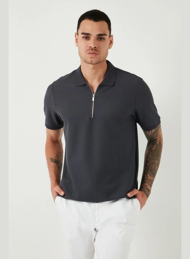 Buratti  Buratti Cotton Regular Fit Half Zipper 3-Pack Polo Collar T-Shirt Men's Polo Collar T-Shirt 5902434S3 for Men | Best Price UAE