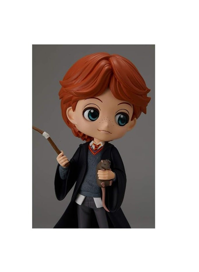 Bandai - Banpresto Q Posket Wizarding World Harry Potter Ron With Scabb - Image 1