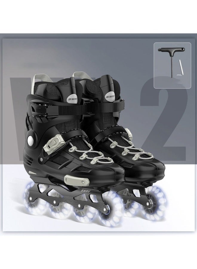 sway Roller Skate Shoes for Kids Adjustable Inline skates for Boys and Girls Beginners - Image 2