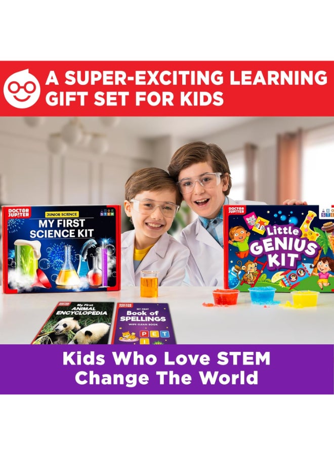 Doctor Jupiter Ultimate Gift Set of Learning| Set of ‘Toy Science Kit’, ‘Little Genius Kit’ for 4-5-6-7-8 Year Olds| Gift Toys For Girls & Boys Ages 4-8| Learning & Education STEM Toys For Kids - Image 2