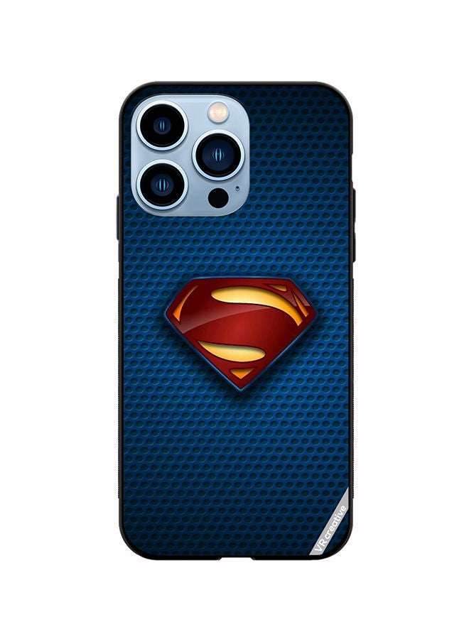 VR CREATIVE غطاء حماية لهاتف Apple iPhone 13 Pro تصميم سوبرمان متعدد الألوان - Image 1
