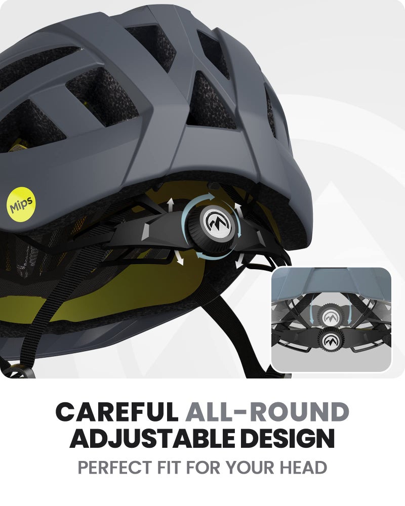 OutdoorMaster MIPS Adult Recreational Cycling Helmet - Misty Sakura,M - Image 5