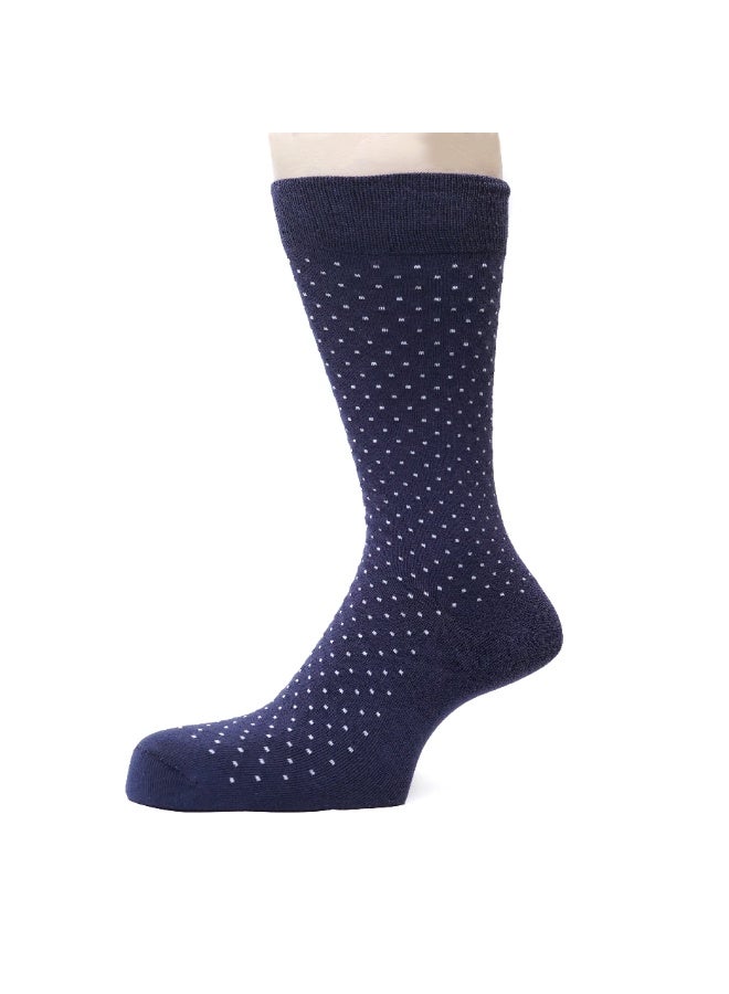 Weave Joy Dotted Crew/Full Length Socks For Men Pack of 5(5 COLOURS) - Image 2