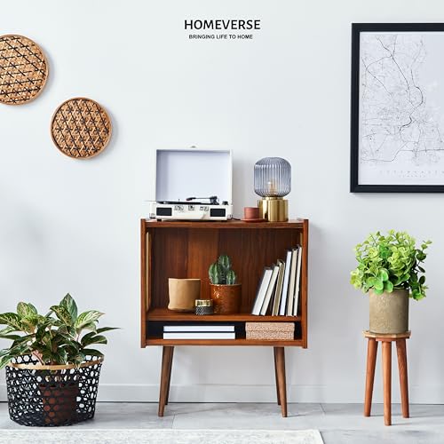 HOMEVERSE Artificial Eucalyptus Plant with Vase Included | Small Faux Plant for Home Decor | Indoor Outdoor Use for Bathroom, Kitchen, Office, Farmhouse | No Maintenance Needed (Light Green) - Image 4