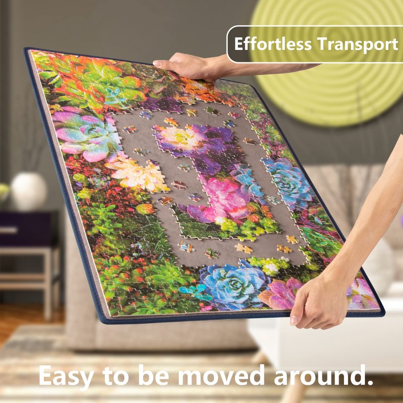 Tektalk Portable Puzzle Mat for Storage - Non-Slip Surface, Up to 1000 Pieces - Image 3