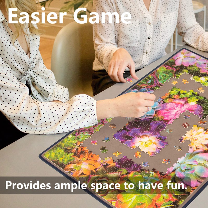 Tektalk Portable Puzzle Mat for Storage - Non-Slip Surface, Up to 1000 Pieces - Image 2