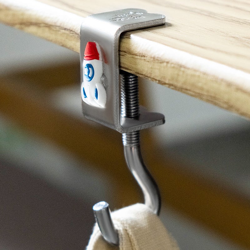No-Drill Dual Hook Student Desk rocket - Image 1