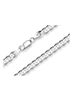 Generic Men's Curb Chain 925 Silver 6  - Image 1