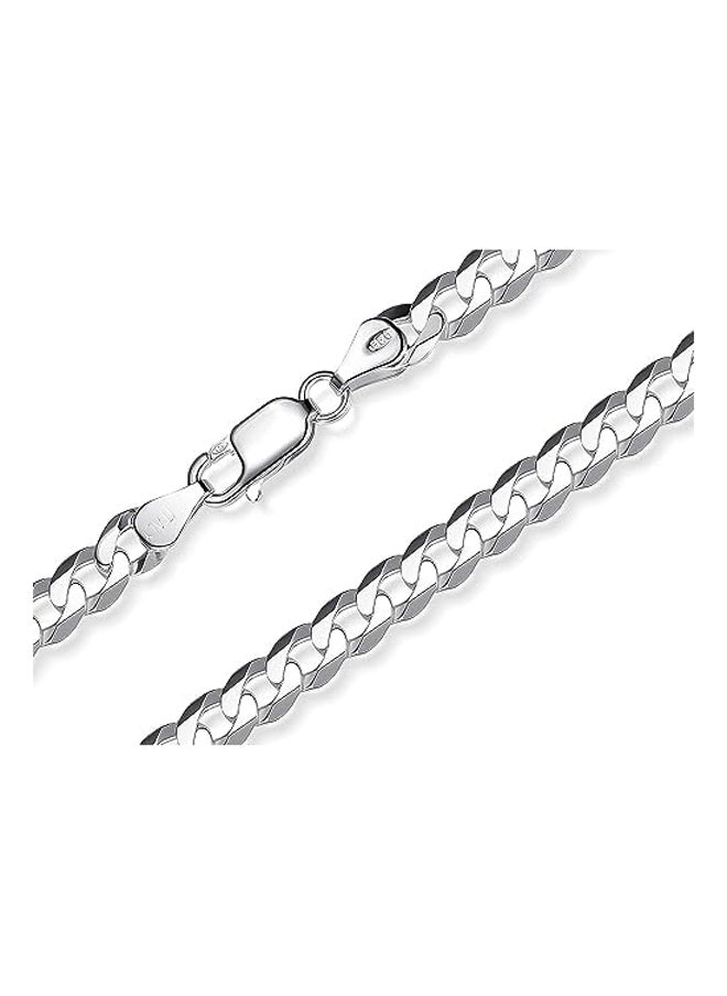 Generic - Men's Curb Chain 925 Silver 6 - Image 1