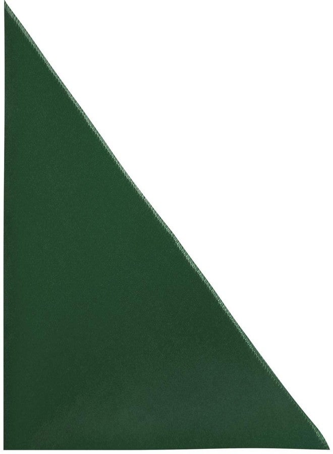 King & Priory Luxury Racing Green Velvet Pocket Square - Image 2