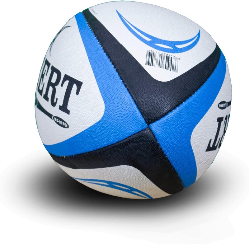Gilbert Men's Omega Match Rugby Ball - Size 5, Blue/Black - Image 2