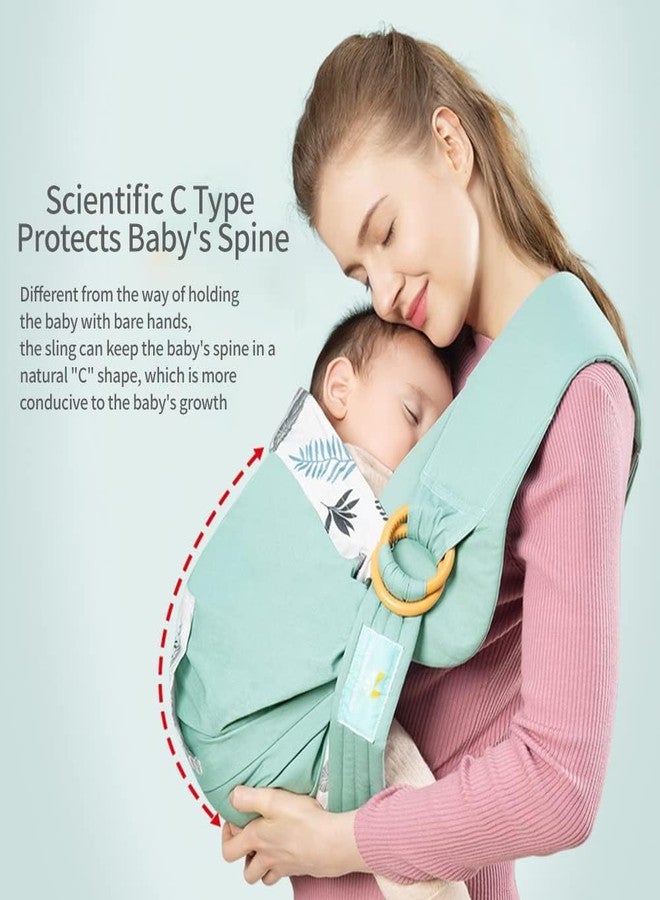 LEVGRY Baby Ring Sling, Baby Carrier Baby Wrap Baby Holder Extra Comfortable for Easy Wearing Carrying of Newborn,Infant Toddler Up to 66 lbs (0-36 Months) || Pack of 1 - Image 5
