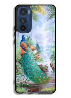 Motorola Edge 30 Protective Case Cover Peacocks