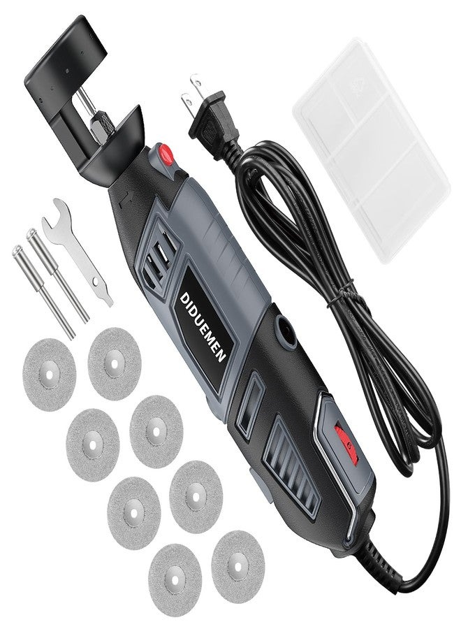 DIDUEMEN 12-Guides 4 Angles Tungsten Grinder - Tungsten prebraner for TIG Welding with Flat Grinding Block, Cut Off Lane, Multi-Angle & Inserts - Image 1