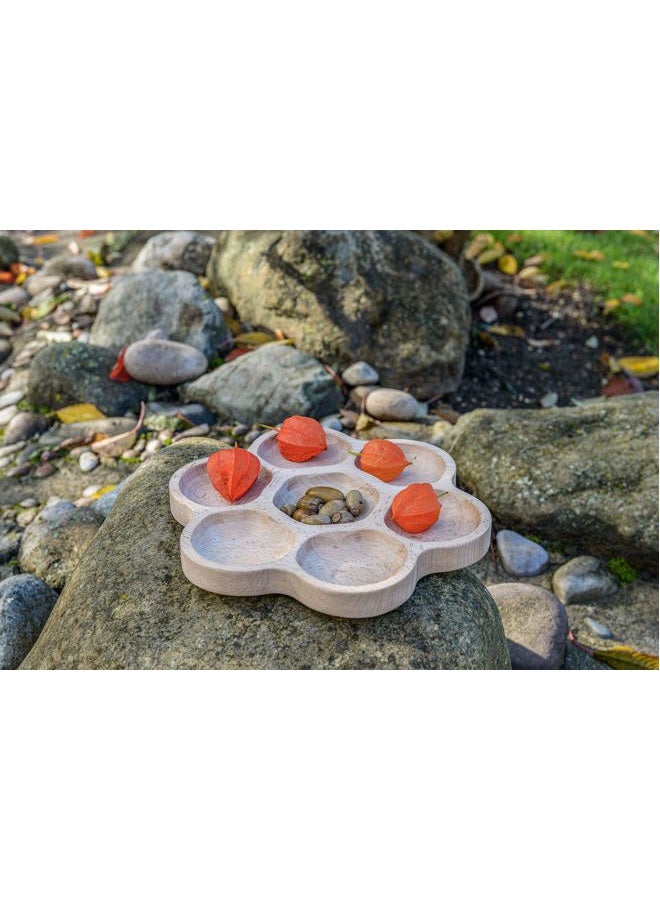 yellow door Natural Flower Tactile Tray, 6-Section - Image 3