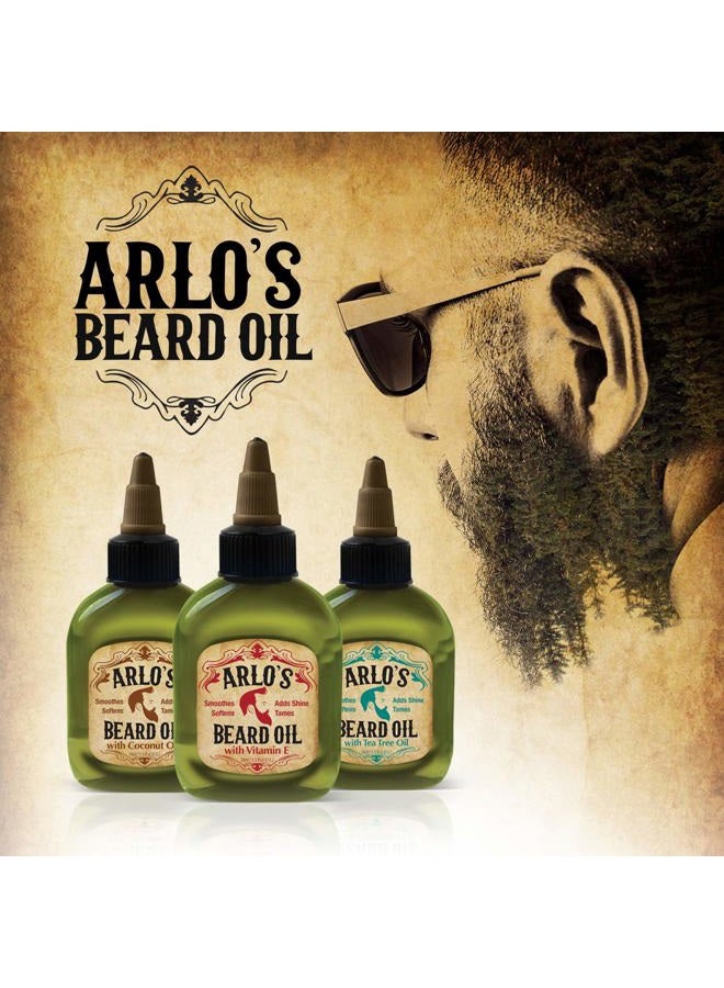 Arlo's 99% Natural Original Beard Oil Fresh-to-death Cooling Treatment, 2.5 Fluid Ounce - Image 3