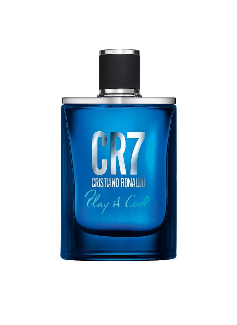 Cristiano Ronaldo Cristiano Ronaldo - CR7 Play It Cool - Men's Eau de Toilette Spray - Fresh Spicy & Aromatic Fragrance With Notes of Bergamot, Cardamom & Amber - 1.7oz  - Image 1