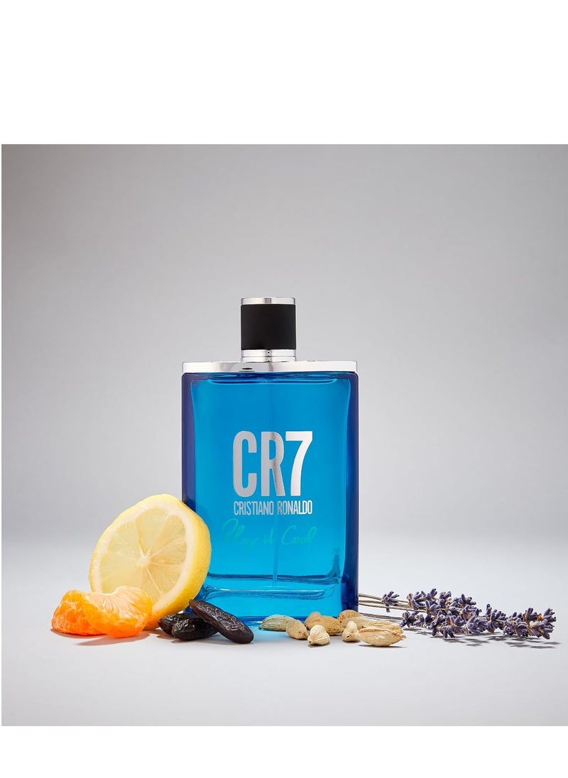 Cristiano Ronaldo Cristiano Ronaldo - CR7 Play It Cool - Men's Eau de Toilette Spray - Fresh Spicy & Aromatic Fragrance With Notes of Bergamot, Cardamom & Amber - 1.7oz  - Image 4