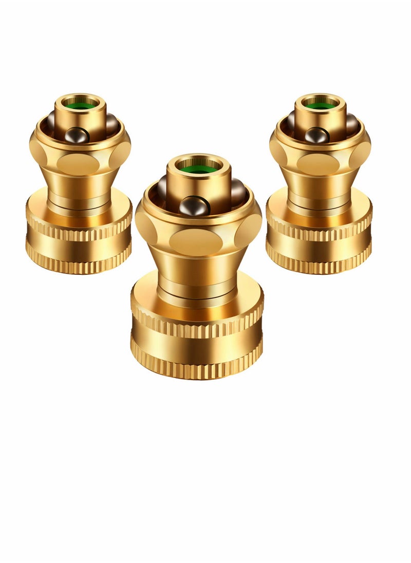 SYOSI Hose Nozzle Power Br Adjustable Water Sprayer for Garden Watering Flowers Hose Car Wash (3pcs Yellow)  - Image 1