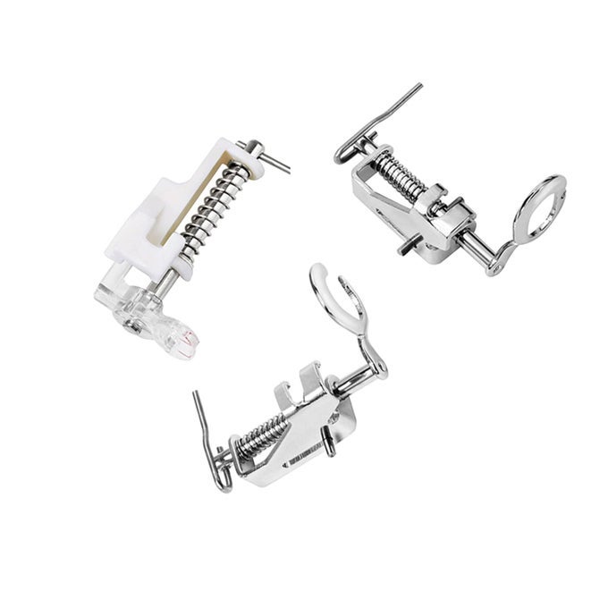 3PCS LOW SHANK FREE MOTION DARNING FOOT COMPATIBLE WITH MANY DOMESTIC LOW SHANK SEWING MACHINES