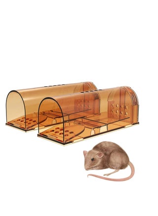 2 pack humane mouse traps for indoors no kill, Live trap animal friendly and safe, reusable - pzsku/ZDC87C5D25F31416C7C50Z/45/_/1663920157/547ee889-6ad7-4242-aa2a-a02388c5eb32
