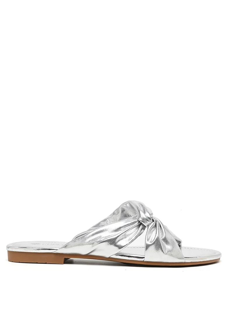 Cuple Comfort knotted slide Flat Sandals
