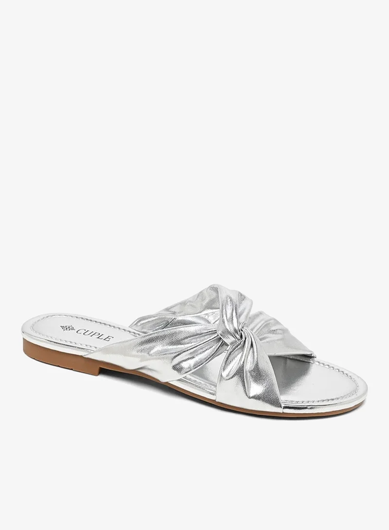 كابلي صنادل مسطحة مريحة بعقدة