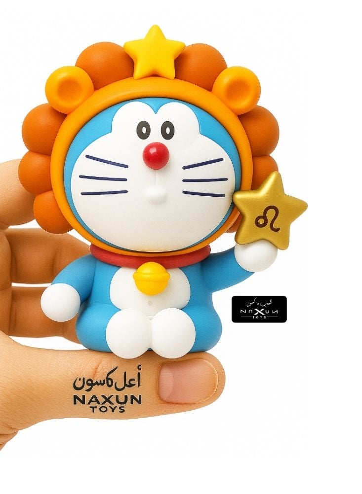 Doraemon Cute Doraemon Collectible Figure – Zodiac Leo Star Edition PVC Toy - Image 2